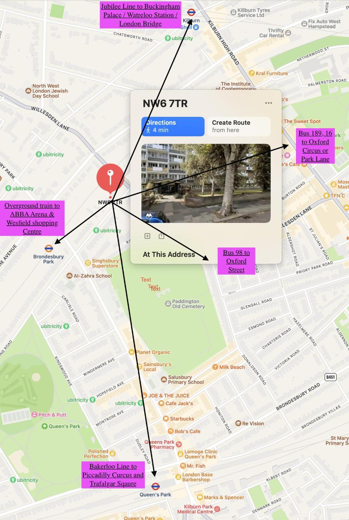 Apartment Beautiful 2 Bedroom & Balcony Flat In London